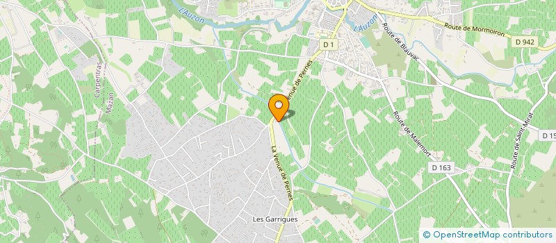 localisation de l'entreprise LE COLOMBIER à MAZAN