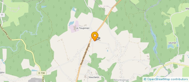 localisation de l'entreprise LE COLOMBIER  MONTPON-MENESTEROL