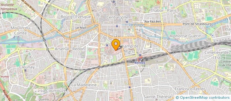 localisation de l'entreprise LE COLOMBIER  RENNES