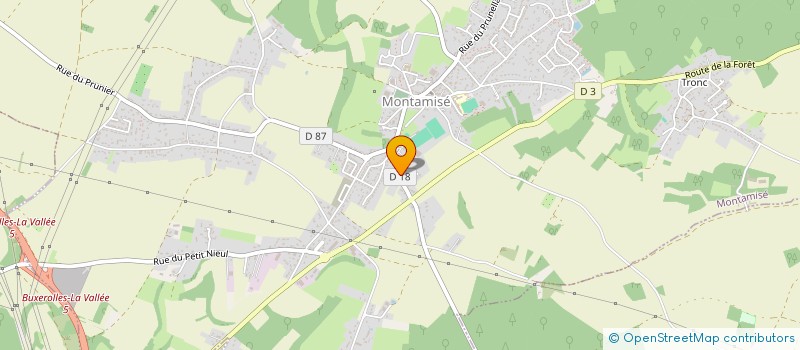 localisation de l'entreprise LE COLOMBIER 86  MONTAMISE