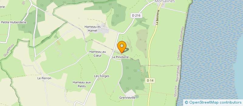 localisation de l'entreprise LE COLOMBIER  QUETTEHOU