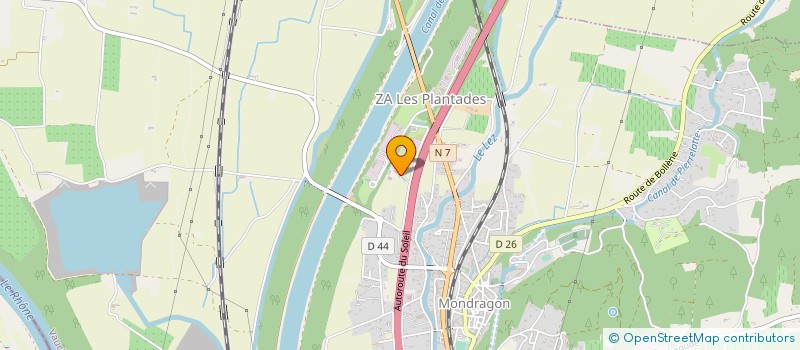 localisation de l'entreprise LE COLOMBIER  MONDRAGON