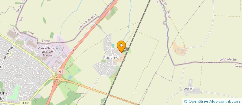 localisation de l'entreprise LE COLOMBIER  ROUVRES