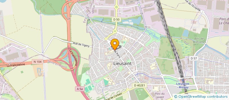 localisation de l'entreprise LE COLOMBIER à LIEUSAINT