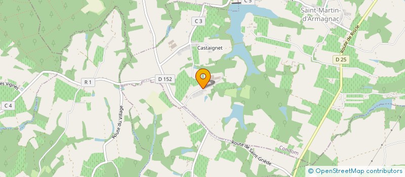 localisation de l'entreprise LE COLOMBIER  SAINT-MARTIN-D'ARMAGNAC