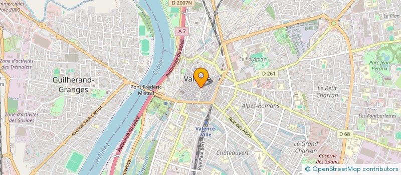 localisation de l'entreprise LE COLOMBIER DEUX à VALENCE