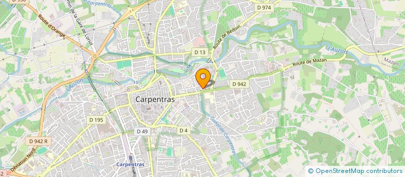 localisation de l'entreprise LE COLOMBIER II  CARPENTRAS