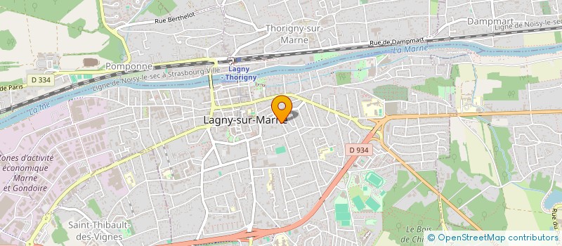 localisation de l'entreprise LE COLONEL  LAGNY-SUR-MARNE