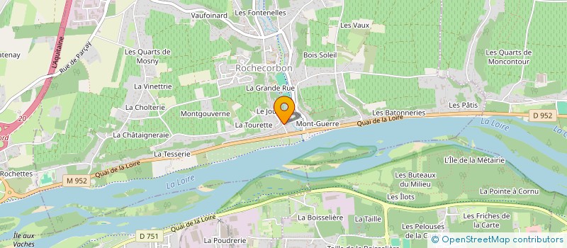 localisation de l'entreprise LE COLORIUM  ROCHECORBON