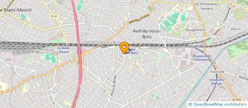 localisation de l'entreprise LE COLUMBIA à AULNAY-SOUS-BOIS
