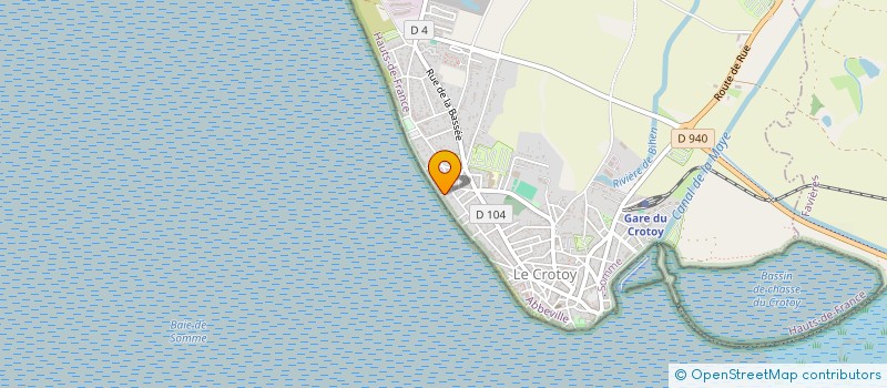 localisation de l'entreprise LE COLVERT à LE CROTOY