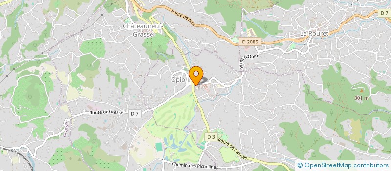 localisation de l'entreprise LE COLYSE  OPIO