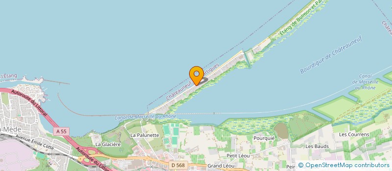 localisation de l'entreprise LE COLYSE  CHATEAUNEUF-LES-MARTIGUES