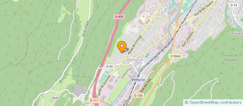 localisation de l'entreprise LE COLYSEE à ARBENT