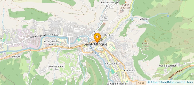 localisation de l'entreprise LE COM  SAINT-AFFRIQUE