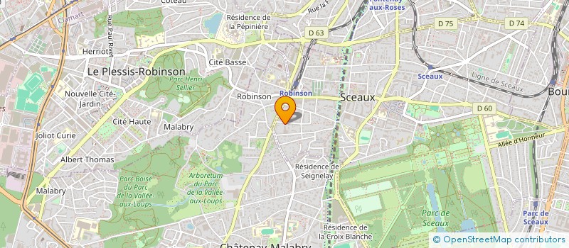 localisation de l'entreprise LE COMBAREL à SCEAUX