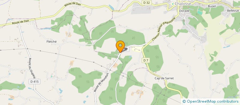 localisation de l'entreprise LE COMBAT ET LE SOURIRE DE NOLAN  MONTFORT-EN-CHALOSSE