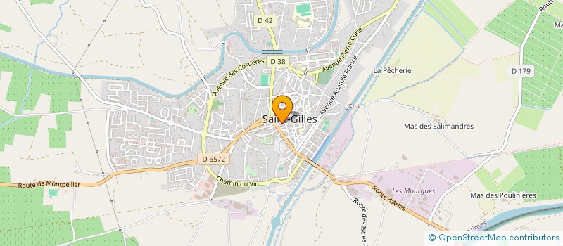 localisation de l'entreprise LE COMEBACK  SAINT-GILLES