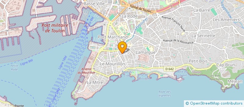 localisation de l'entreprise LE COMEDIA  TOULON