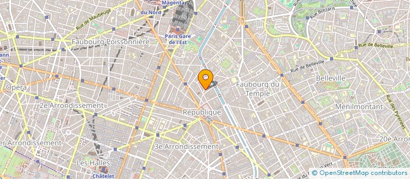 localisation de l'entreprise LE COMING OUT à PARIS