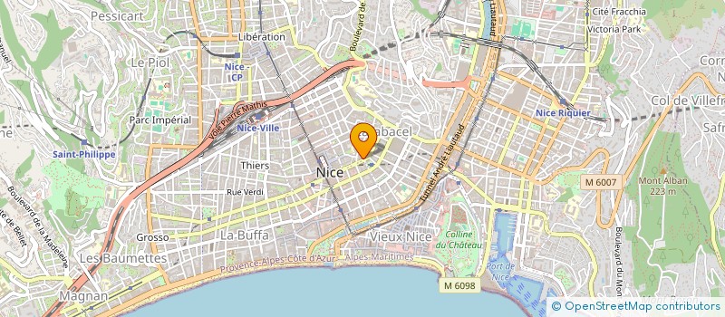 localisation de l'entreprise LE COMITE à NICE