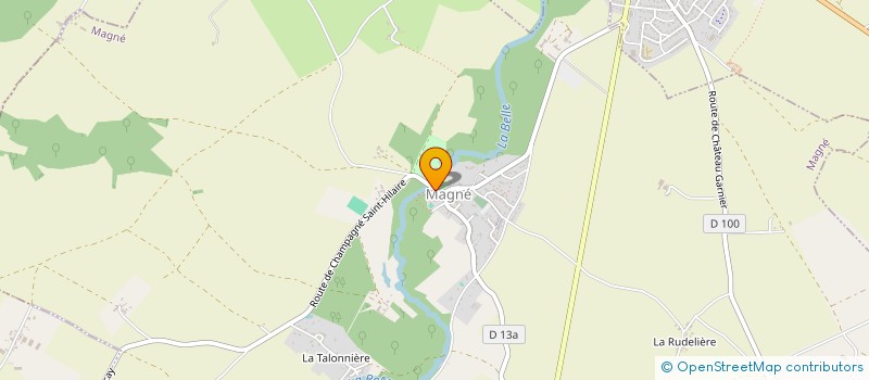 localisation de l'entreprise LE COMITE D'ORGANISATION DU TOUR HAUT POITOU  MAGNE