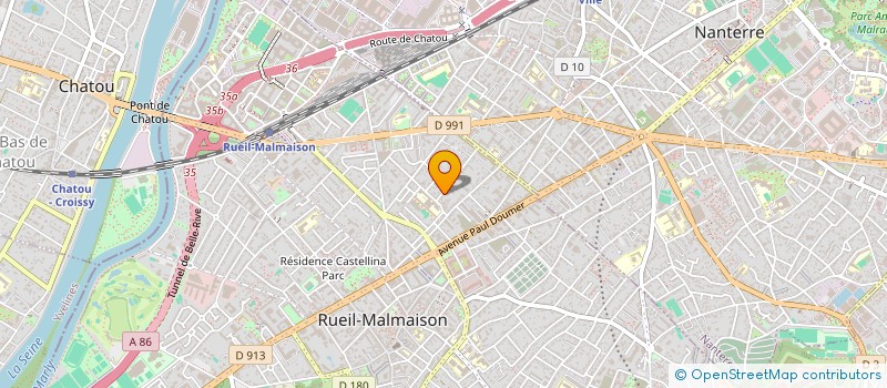 localisation de l'entreprise LE COMITE DE DRAGON BOAT à RUEIL-MALMAISON