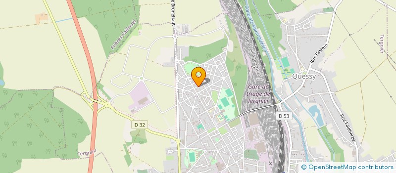 localisation de l'entreprise LE COMITE DES COURONNES D OR  TERGNIER