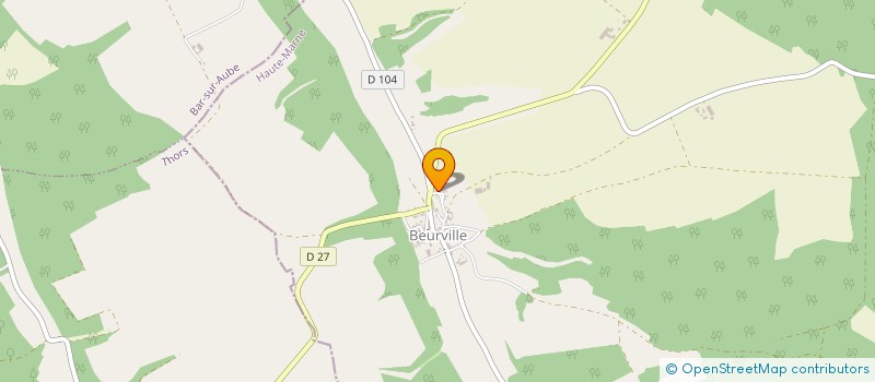 localisation de l'entreprise LE COMITE DES FETES DE BEURVILLE à BEURVILLE