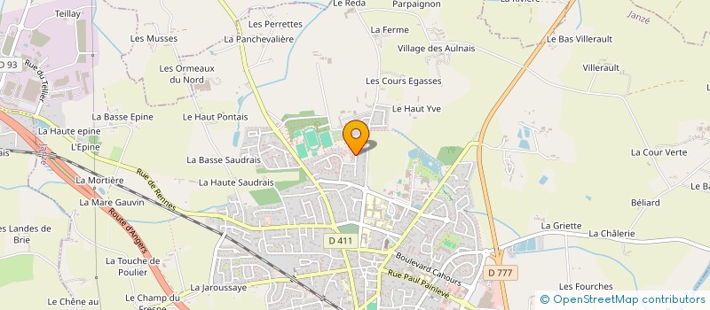 localisation de l'entreprise LE COMITE DES FETES DE JANZE  JANZE