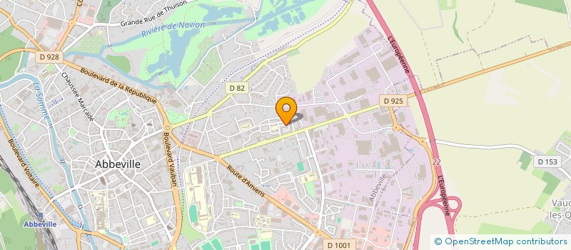 localisation de l'entreprise LE COMITE DU SECOURS POPULAIRE FRANCAIS DE ABBEVILLE à ABBEVILLE