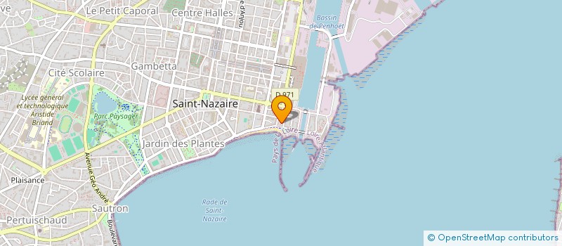 localisation de l'entreprise LE COMMAND'OZ  SAINT-NAZAIRE