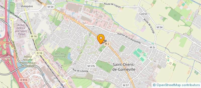 localisation de l'entreprise LE COMMENT DU POURQUOI  SAINT-ORENS-DE-GAMEVILLE