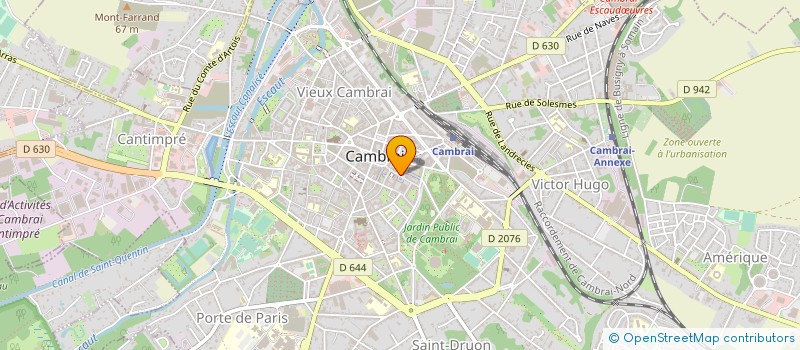 localisation de l'entreprise LE COMMERCE à CAMBRAI