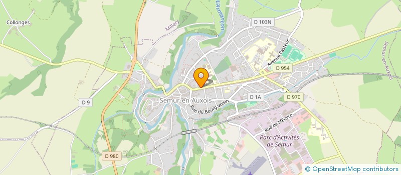 localisation de l'entreprise LE COMMERCE à SEMUR-EN-AUXOIS