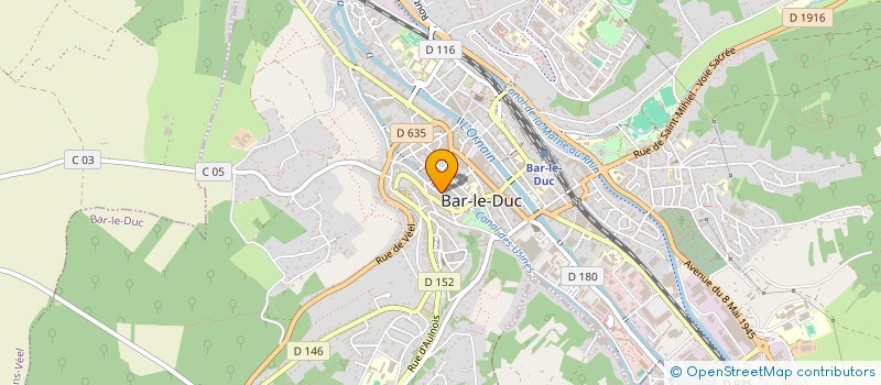 localisation de l'entreprise LE COMMERCE à BAR-LE-DUC