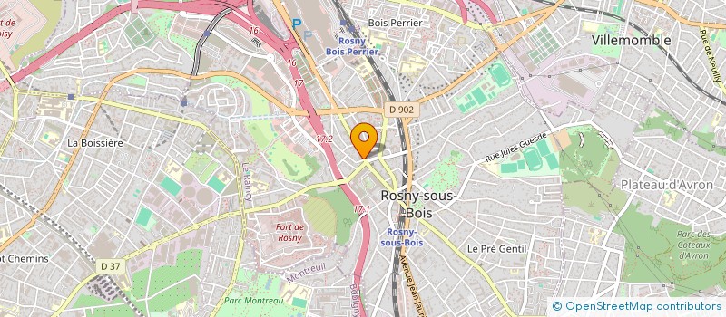 localisation de l'entreprise LE COMMERCE à ROSNY-SOUS-BOIS