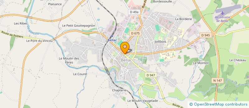 localisation de l'entreprise LE COMMERCE à BELLAC
