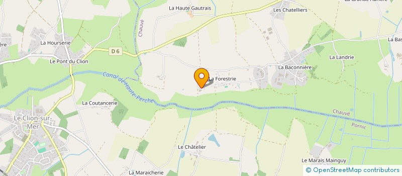localisation de l'entreprise LE COMMERCE DES DELICES à CHAUVE
