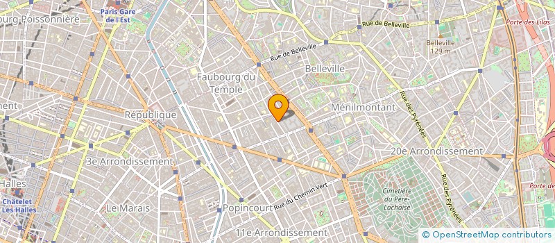 localisation de l'entreprise LE COMMISSARIAT  PARIS