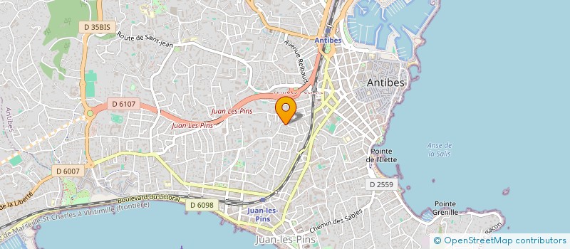 localisation de l'entreprise LE COMMODORE TO à ANTIBES