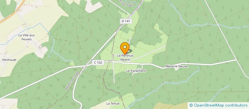 localisation de l'entreprise LE COMPAGNIE DU NOOS  PAIMPONT