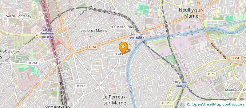 localisation de l'entreprise LE COMPAGNON  LE PERREUX-SUR-MARNE