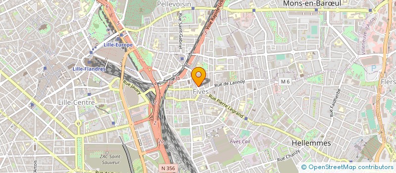 localisation de l'entreprise LE COMPAGNON BLANC à LILLE