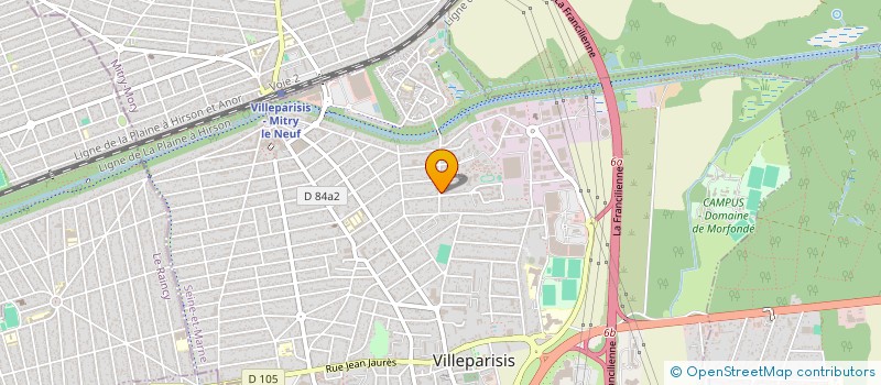 localisation de l'entreprise LE COMPAGNON NUMERIQUE  VILLEPARISIS