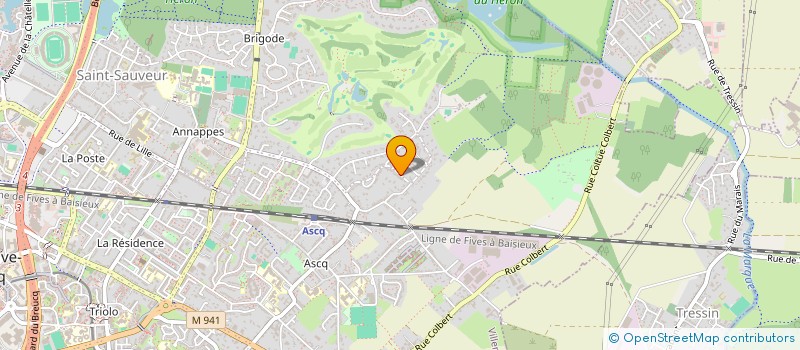 localisation de l'entreprise LE COMPAS 2A à VILLENEUVE-D'ASCQ