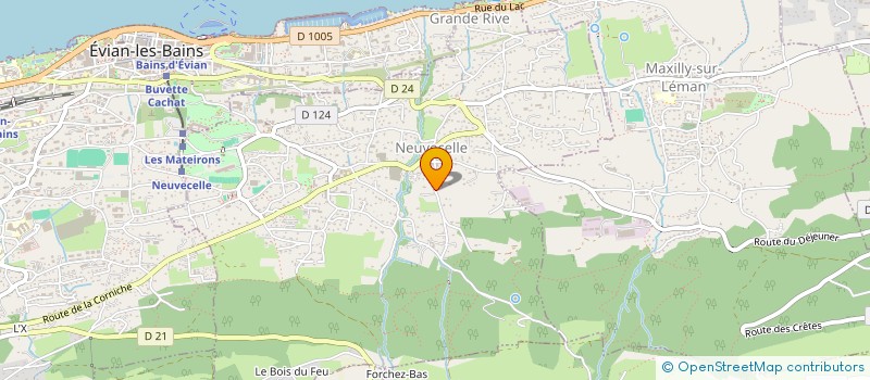 localisation de l'entreprise LE COMPAS  NEUVECELLE