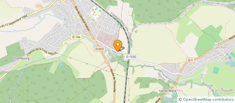 localisation de l'entreprise LE COMPLEXE 17  HETTANGE-GRANDE