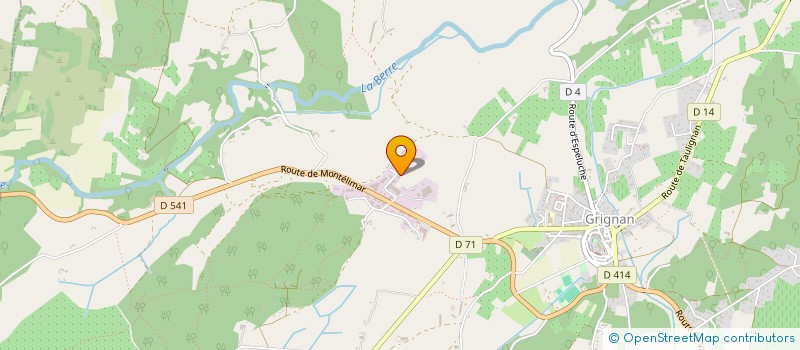 localisation de l'entreprise LE COMPLEXE  GRIGNAN