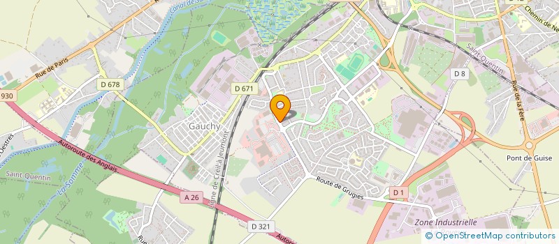 localisation de l'entreprise LE COMPLEXE  GAUCHY